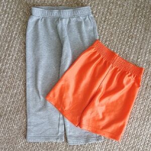Cat&Jack/Garanimals Boys Size 3 Pants Gray/Orange X2 Pair Bundle